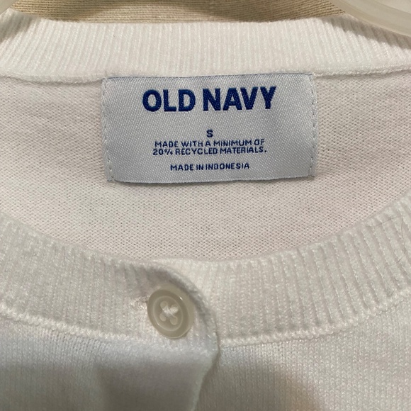Old Navy White Women's Cardigan Sweater NWOT Size Small - Picture 5 of 13